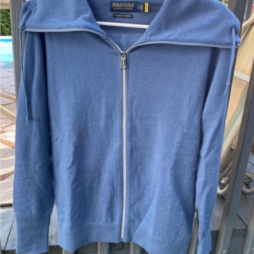 Ralph Lauren Golf Washable Cashmere Full-Zip Sweater